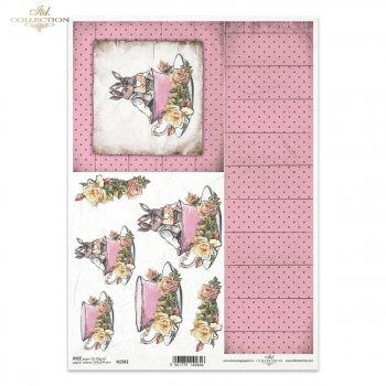 Reispapier für Serviettentechnik und Decoupage R1582
