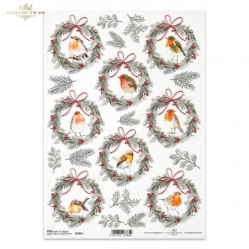 Reispapier für Serviettentechnik und Decoupage R1919