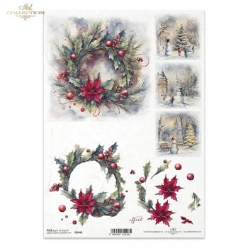 Reispapier für Serviettentechnik und Decoupage R2443