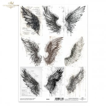 Translucent scrapbooking paper P0361