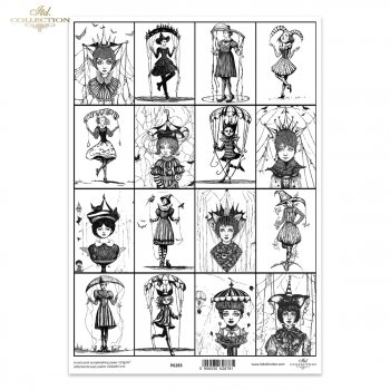 Translucent scrapbooking paper P0283