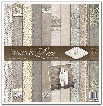 Scrapbooking papers SLS-026 ''linen & lace''