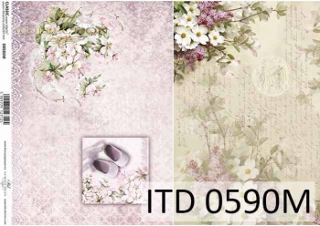 Decoupage paper ITD D0590M