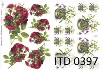 Decoupage paper ITD D0397M