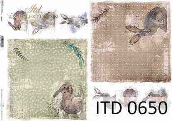 Decoupage paper ITD D0650