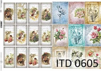 Decoupage paper ITD D0605