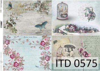 Decoupage paper ITD D0575