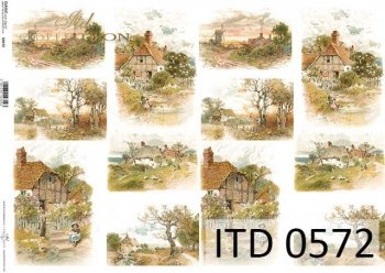 Decoupage paper ITD D0572