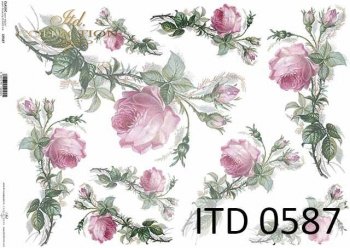 Decoupage paper ITD D0587