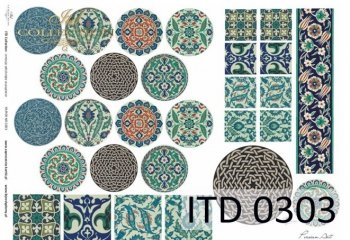 Decoupage paper ITD D0303M