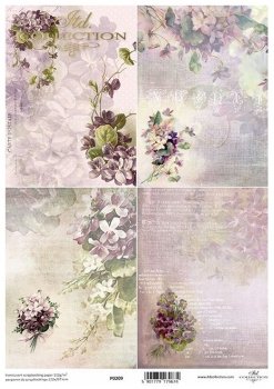 Translucent scrapbooking paper P0209