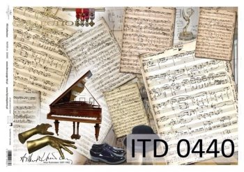 Decoupage paper ITD D0440