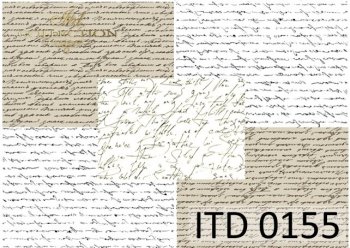 Decoupage paper ITD D0155
