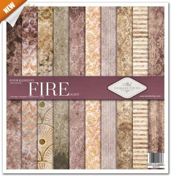 Scrapbooking papers SLS-014 ''Four elements-Fire'' ---- DISCOUNTED PRODUCT