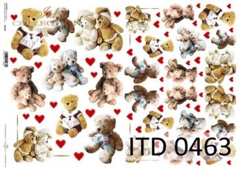 Decoupage paper ITD D0463