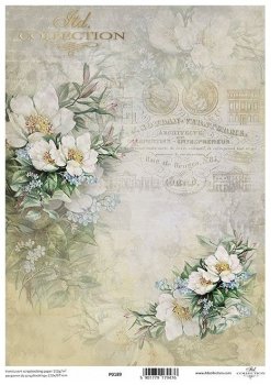 Translucent scrapbooking paper P0189