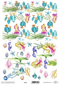 Translucent scrapbooking paper P0154