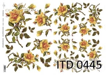 Decoupage paper ITD D0445