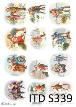 Decoupage paper Soft ITD S0339