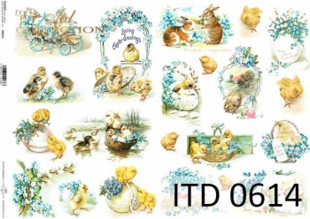 Decoupage paper ITD D0614