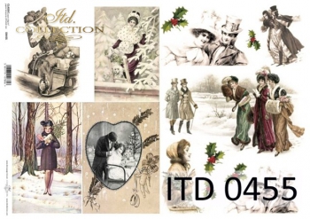 Decoupage paper ITD D0455M