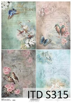 Decoupage paper Soft ITD S0315