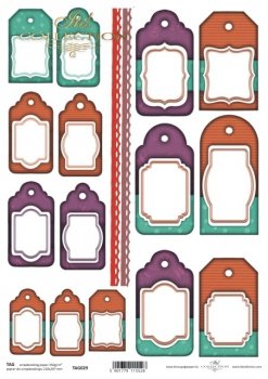 Tags, frames to scrapbooking TAG0029