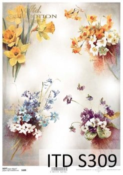 Decoupage paper Soft ITD S0309