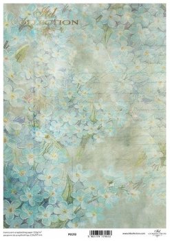 Translucent scrapbooking paper P0193