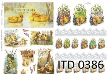 Decoupage paper ITD D0386M