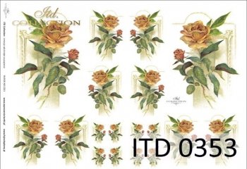 Decoupage paper ITD D0353M