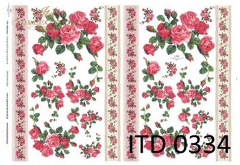 Decoupage paper ITD D0334