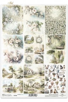 Papel de arroz para decoupage R2588