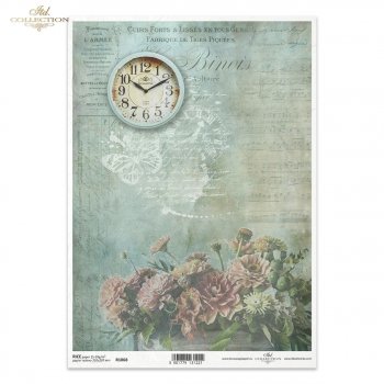 Papel de arroz para decoupage R1068