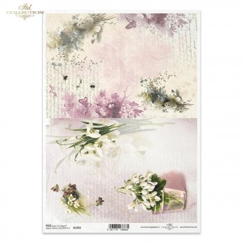 Papel de arroz para decoupage R1358