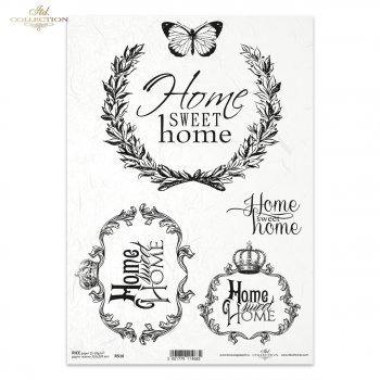 Papel de arroz para decoupage R0516