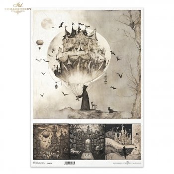 Papel de arroz decoupage A3 R1352L