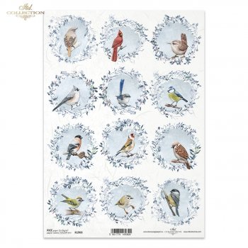 Papel de arroz para decoupage R1968