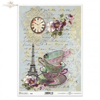 Papel de arroz para decoupage R0496