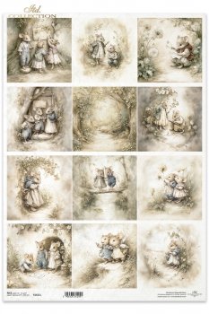 Papel de arroz decoupage A3 R1621L