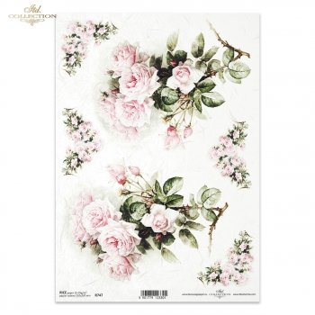Papel de arroz para decoupage R0747