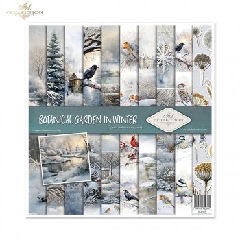 Papeles Scrapbooking SLS-087 Botanical Garden in Winter