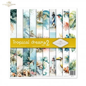 Papeles Scrapbooking SLS-111 Tropical Dreams vol. 2
