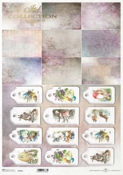 Papel de arroz decoupage A3 R1015L