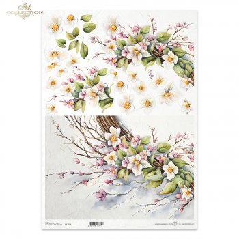 Papel de arroz decoupage A3 R1221L