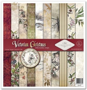 Papeles Scrapbooking SLS-037 ''Navidad victoriana''