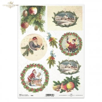 Papel de arroz para decoupage R0586