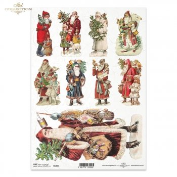 Papel de arroz para decoupage R1300