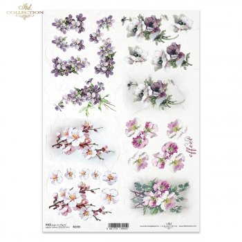 Papel de arroz para decoupage R2195