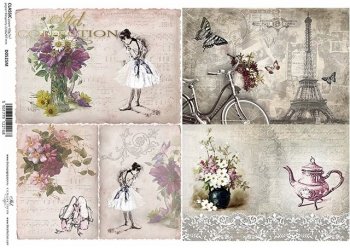 papel decoupage clásico D0525M